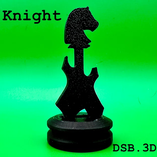 Bộ Quân Cờ Vua Hình Guitar (Guitar Chess Pieces) - Image 4