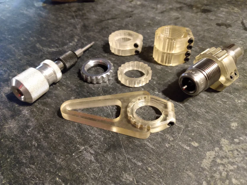 Lockring/Locknut tham số cho Reloading Die (Parametric Reloading Die Lockrings/Locknuts) - Image 1