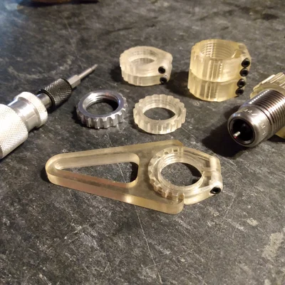 Lockring/Locknut tham số cho Reloading Die (Parametric Reloading Die Lockrings/Locknuts)