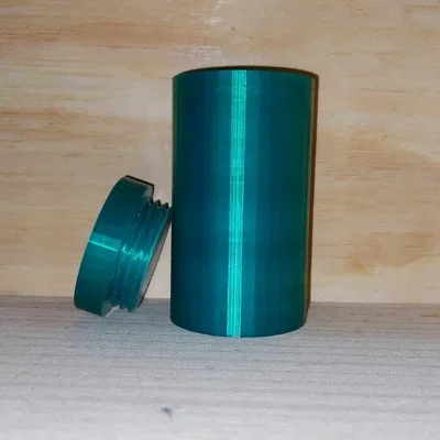 Hộp đựng đồ hình trụ có nắp vặn (Cilindro Con Rosca) - Tiện lợi, dễ in