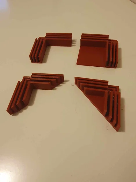 Bộ kẹp góc vuông 3D cho hộp giấy carton (Cardbox corner assembly clamps) - Image 1