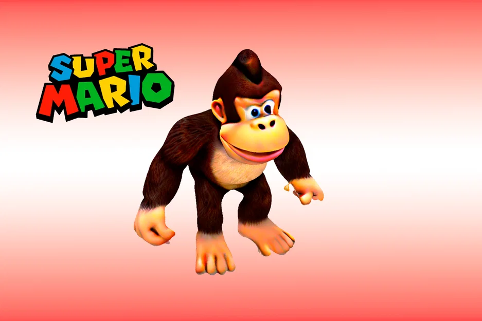 DONKEY KONG MARIO BROS – Mô hình 3D in được - Image 1