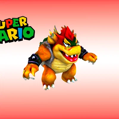 BOWSER MARIO BROS - Mẫu 3D In Bowser (Mario Bros)