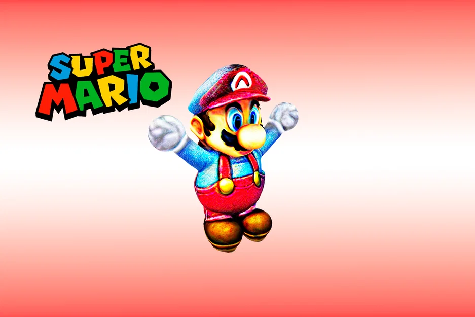Mô hình 3D MARIO BROS để in 3D - Image 1