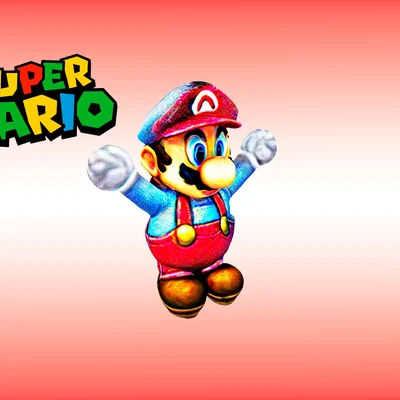 Mô hình 3D MARIO BROS để in 3D