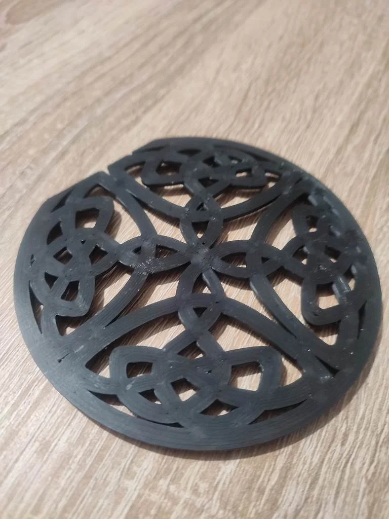 Nắp che lỗ thoát âm đàn guitar acoustic họa tiết Celtic 1