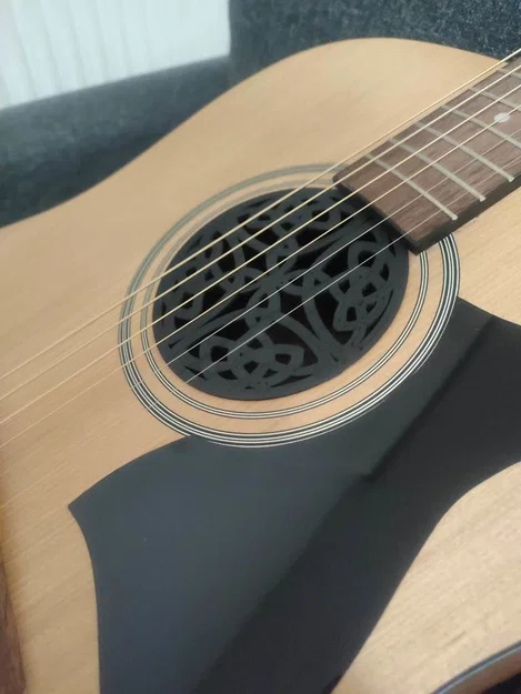 Nắp che lỗ thoát âm đàn guitar acoustic họa tiết Celtic - Image 2