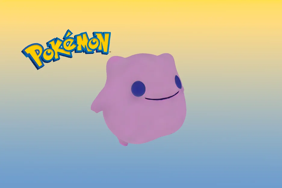 POKEMON DITTO (Mẫu 3D Ditto) - Image 1