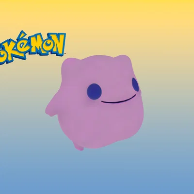 POKEMON DITTO (Mẫu 3D Ditto)