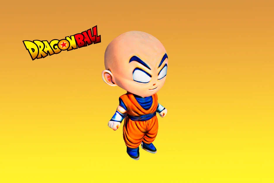 KRILLIN DRAGON BALL - Mẫu 3D Krillin Dragon Ball Z - Image 1