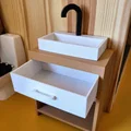 Bồn rửa phòng tắm nhà búp bê (Dollhouse bathroom sink) - Thumbnail 5