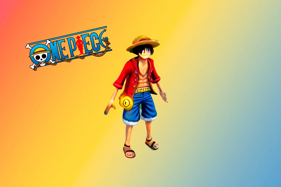 MONKEY D. LUFFY ONE PIECE – Mô hình 3D in được - Image 1