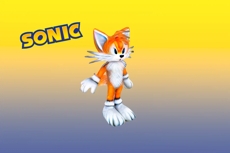 TAILS SONIC – Mô hình 3D in được - Image 1