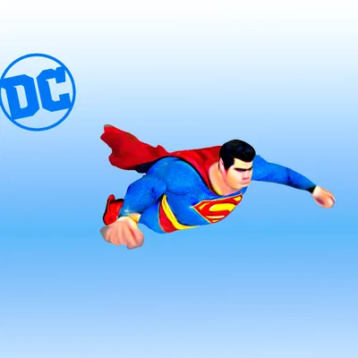 SUPERMAN – Mẫu 3D Người Đàn Ông Thép