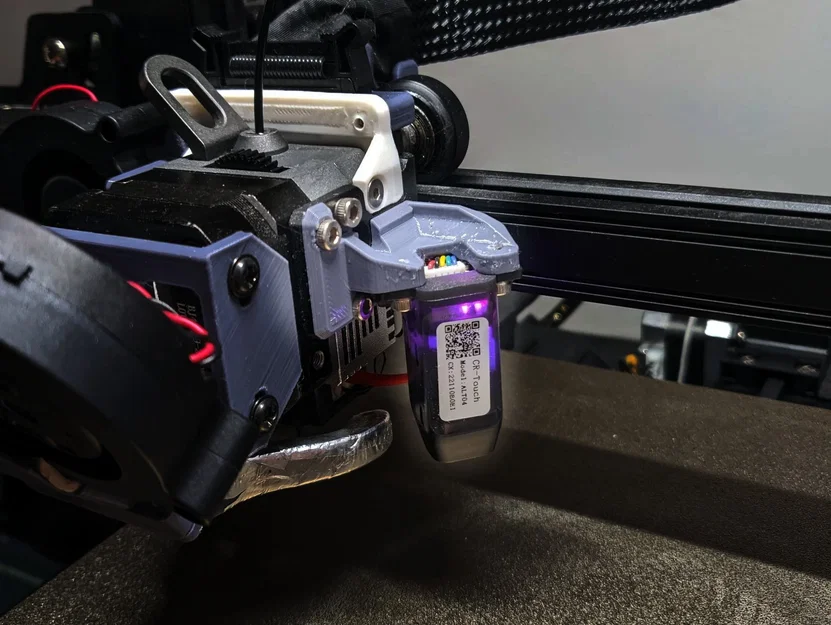 Ender 3 S1 / Sprite: Ngàm BLTouch bên phải + pattern cân chỉnh - Image 1