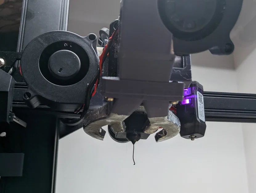 Ender 3 S1 / Sprite: Ngàm BLTouch bên phải + pattern cân chỉnh - Image 2