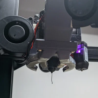 Ender 3 S1 / Sprite: Ngàm BLTouch bên phải + pattern cân chỉnh