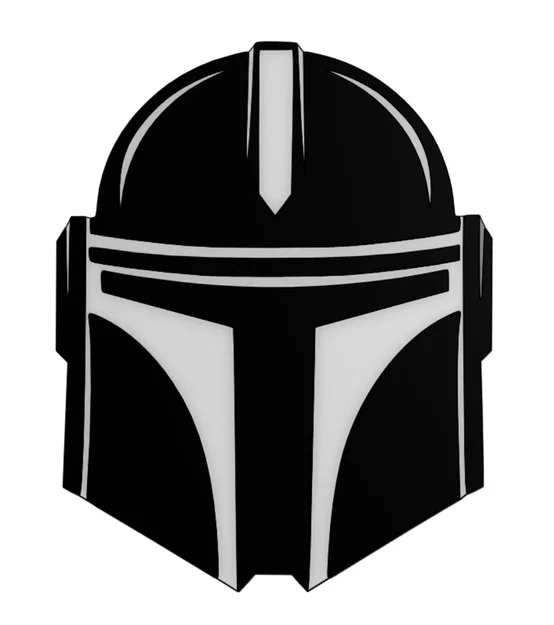 Mô hình treo tường mũ Mandalorian Star Wars – In 3D dễ dàng - Image 1