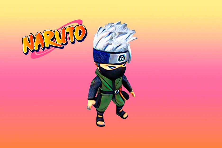 KAKASHI HATAKE NARUTO - Mô hình 3D in được - Image 1