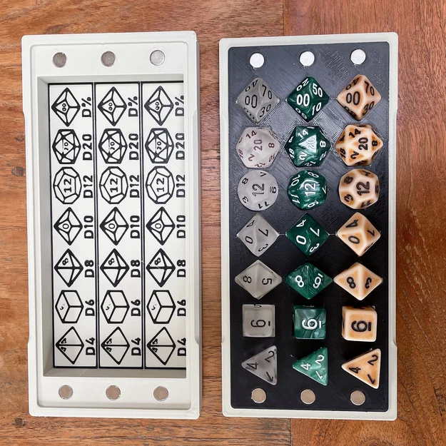 Hộp Đựng Xúc Xắc DnD Cho 3 Bộ Dice - Image 1