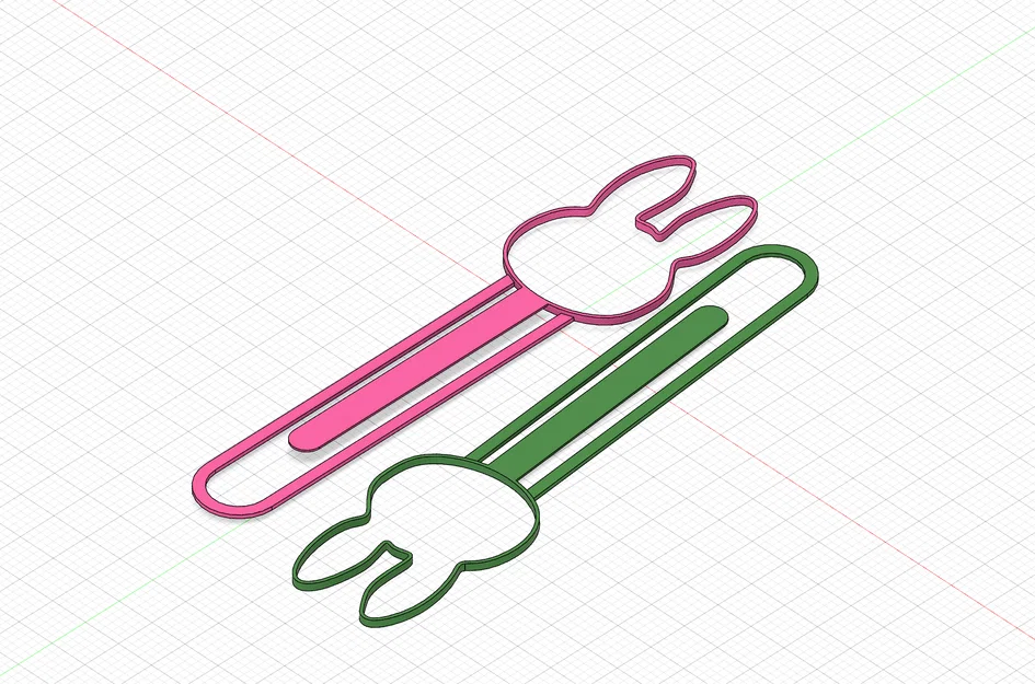 Kẹp sách hình chú thỏ Bunny Bookmark in 3D siêu đáng yêu - Image 1