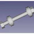 Giá đỡ cuộn filament vòng bi cho Creality K1 (Creality K1 Bearing Spool Holder) - Thumbnail 4