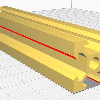 Mô hình thanh nhôm định hình 2020 cho máy in 3D và CNC
