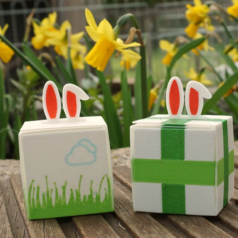 Hộp Quà Phục Sinh Gấp Gọn (Foldable Easter Present Box)