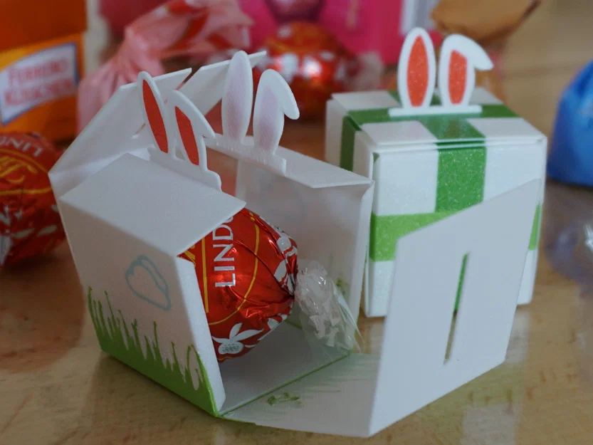 Hộp Quà Phục Sinh Gấp Gọn (Foldable Easter Present Box) - Image 2