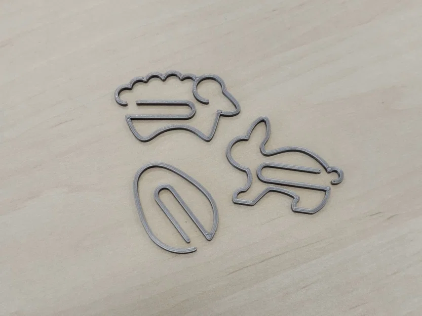 Bộ kẹp giấy chủ đề Lễ Phục sinh (Easter) in 3D độc đáo - Image 1