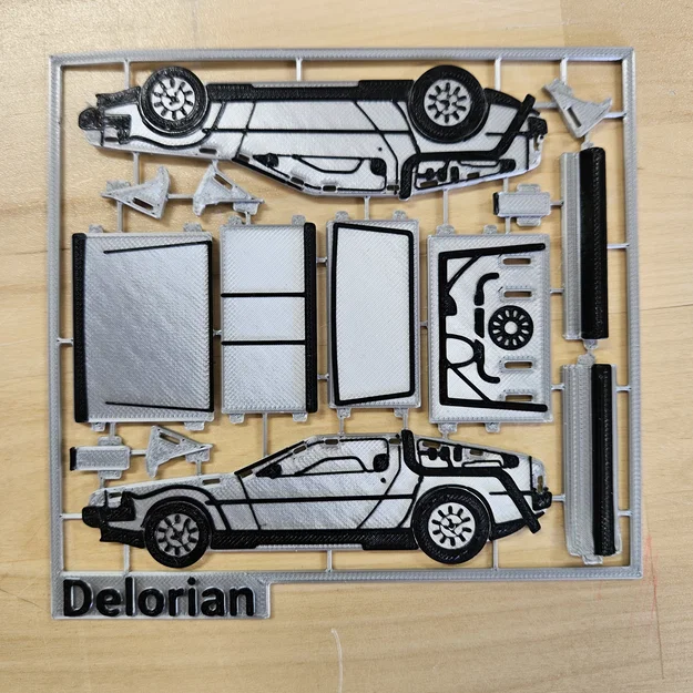 Kit Card Delorean Back to the Future - Image 1