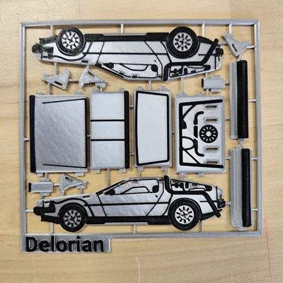 Kit Card Delorean Back to the Future
