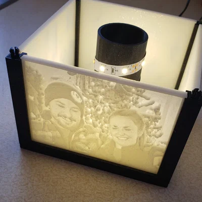 Hộp Lithophane tuỳ chỉnh – mọi kích thước!