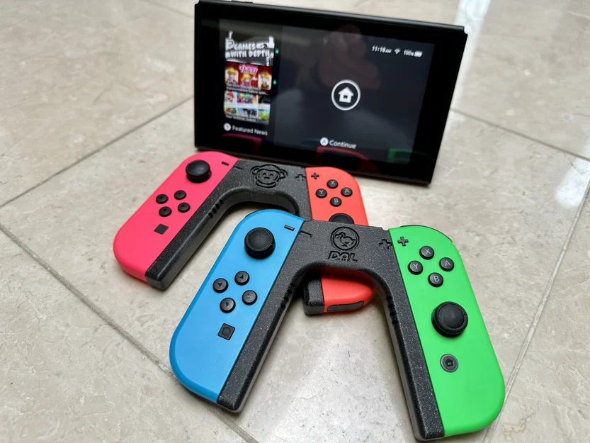 Tay cầm JoyCon nhiều biến thể – có file STEP để tự tùy biến - Image 1