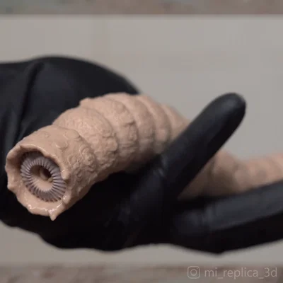 Mô hình sâu cát Dune Flexi Sandworm in 3D linh hoạt cực đẹp