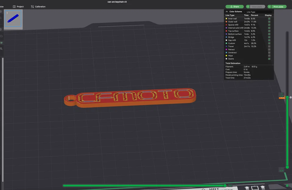 Móc khóa CF Moto - Image 2