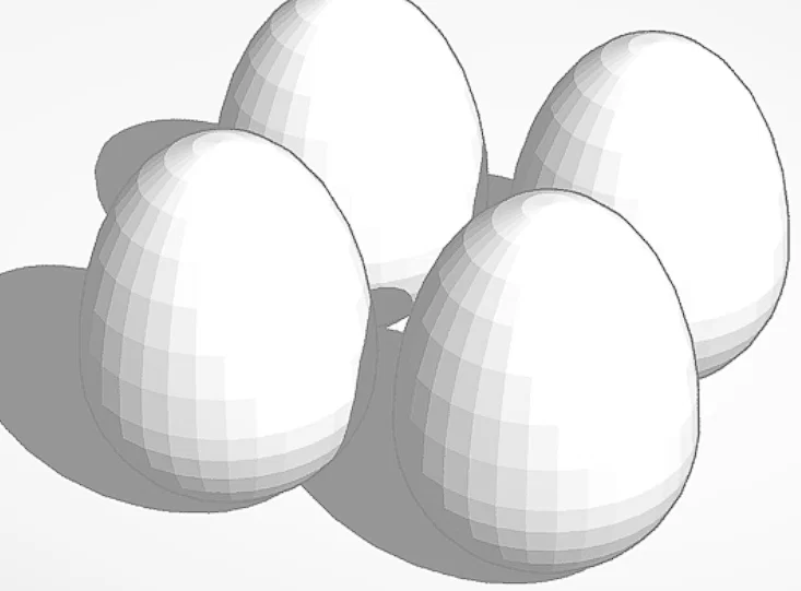 Mô hình quả trứng phục sinh (Easter Egg) đẹp mắt để in 3D - Image 1