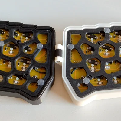 Bộ vỏ và hộp đựng du lịch bàn phím Corne MX in 3D chuyên dụng