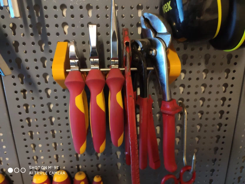 Giá treo tuốc nơ vít & kìm cho EU Pegboard (Wiha EDV) - Image 3