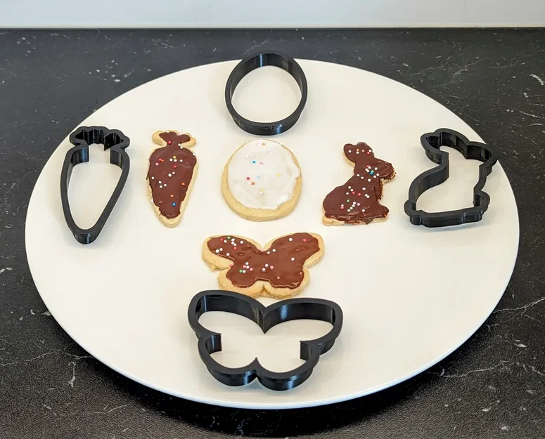 Bộ khuôn cắt bánh quy hình lễ Phục sinh (Easter Cookie Cutters) 4 món - Image 1