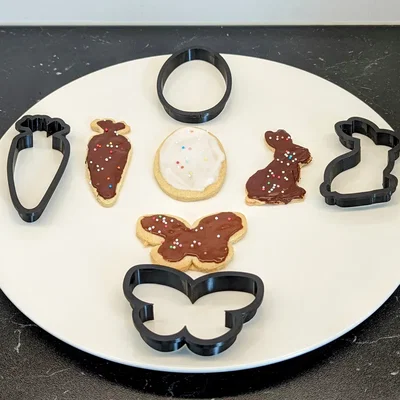 Bộ khuôn cắt bánh quy hình lễ Phục sinh (Easter Cookie Cutters) 4 món