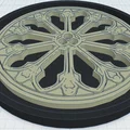 Đế lót ly Cửa Sổ Hoa Hồng Gothic 1 - Thumbnail 1