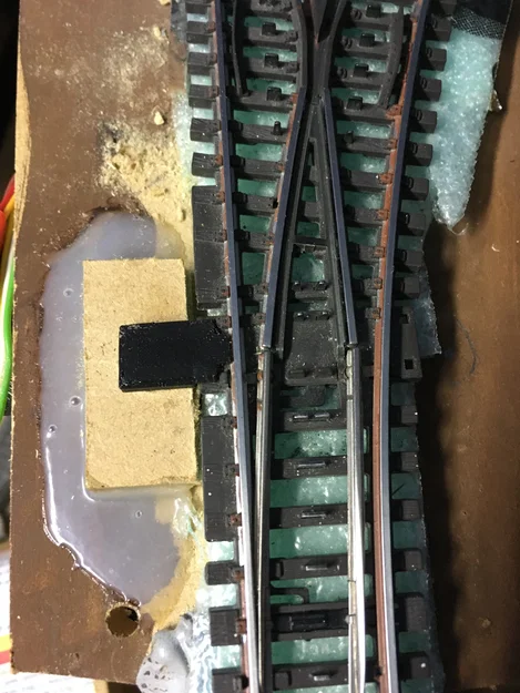 Giá gắn servo cho switch Marklin K-rail - Image 8