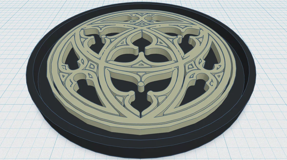 Gothic Rose Window Coaster 2 - Image 1