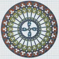 Gothic Rose Window Coaster 5 – Đế lót ly Cửa Sổ Hoa Hồng Gothic - Thumbnail 2