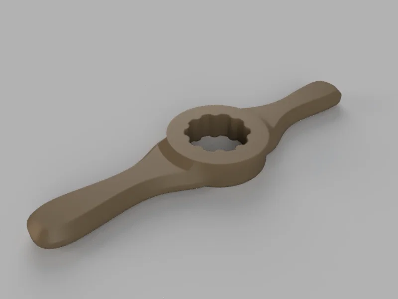Dụng cụ tháo trục bàn đạp Shimano Pedal Tool TL-PD40 (File in 3D) - Image 3