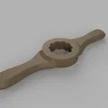 Dụng cụ tháo trục bàn đạp Shimano Pedal Tool TL-PD40 (File in 3D) - Thumbnail 3