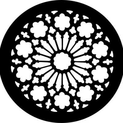 Gothic Rose Window Coaster 10