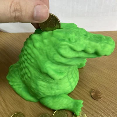 Ống Heo Chubby Cá Sấu (Chubby Crocodile Coin Bank / Piggybank)