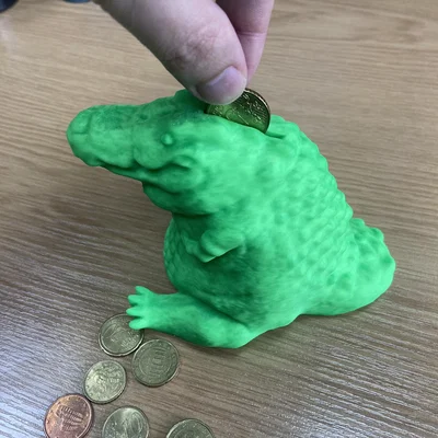 Ống Heo Chubby Cá Sấu (Chubby Crocodile Coin Bank / Piggybank)